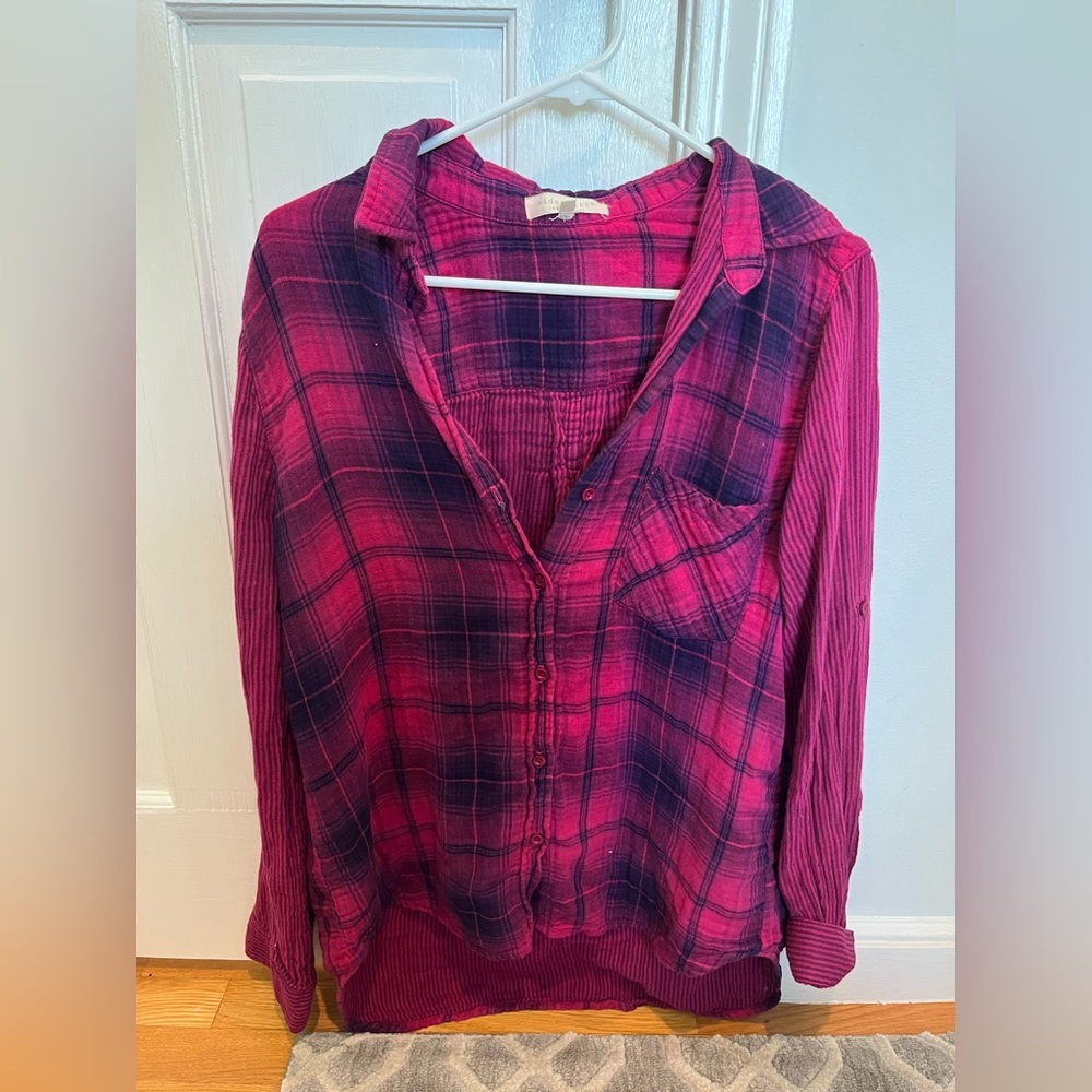 Side Stitch LA cotton flannel